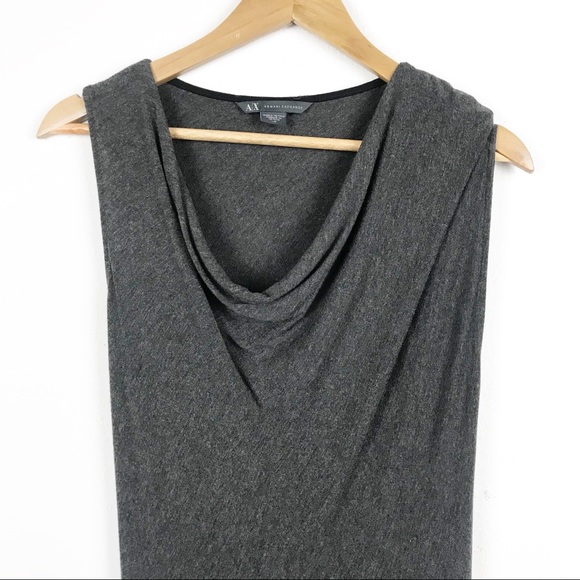 A|X Armani Exchange Gray Sleeveless Dress - Picture 3 of 10